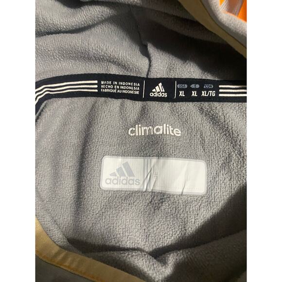 Men's Adidas Tennessee Volunteers Hoodie, Sz XL Gray/Orange - Picture 7 of 9